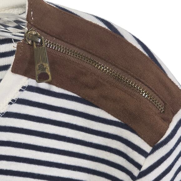 Lauren Ralph Lauren Womens Striped Suede Elbow Patches XL - Picture 6 of 9